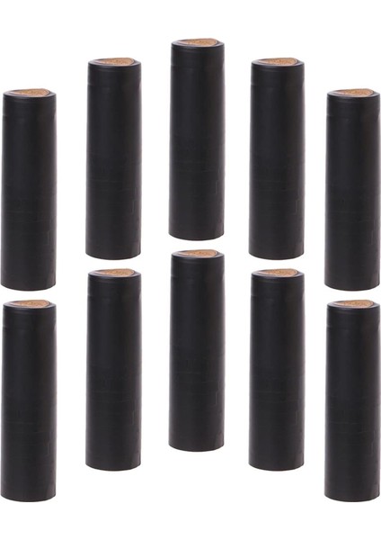 100PCS Şişe Büzülme Contaları Mantarlı Şişeler Için Isı Daralıyor, 32MM Siyah (Yurt Dışından)