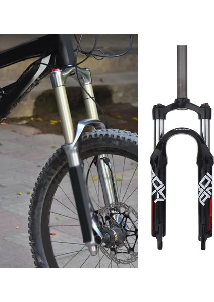 28,6 mm Dağ Önü Çatal Manuel Çatal 80 mm Kırmızı (Yurt Dışından) fırsatları