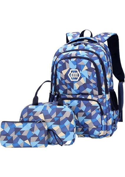 Üç Parçalı Çocuk Moda Okul Çantası Seti (Yurt Dışından)