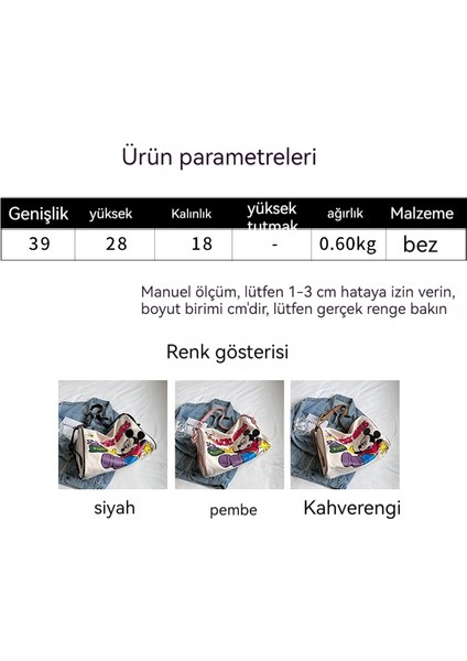 Günlük Çanta Mickey Mouse Omuz Çantası Crossbody Çanta Kanvas Çanta (Yurt Dışından) fiyatları