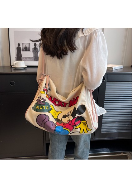 Günlük Çanta Mickey Mouse Omuz Çantası Crossbody Çanta Kanvas Çanta (Yurt Dışından) indirimleri
