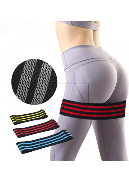 Direnç Bantları Seti | Erkekler ve Kadınlar Için Kumaş Egzersiz Döngüleri | Popo ve Bacaklar Egzersizi | 3 Paket (Yurt Dışından) fırsatları