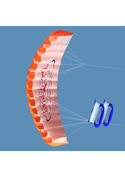 Çift Hat Çekişli Uçurtma Ü Uçurtma Parafoil Paraşüt Turuncu (Yurt Dışından)