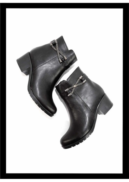 Siyah Kadın Bot & Bootie K02994061009