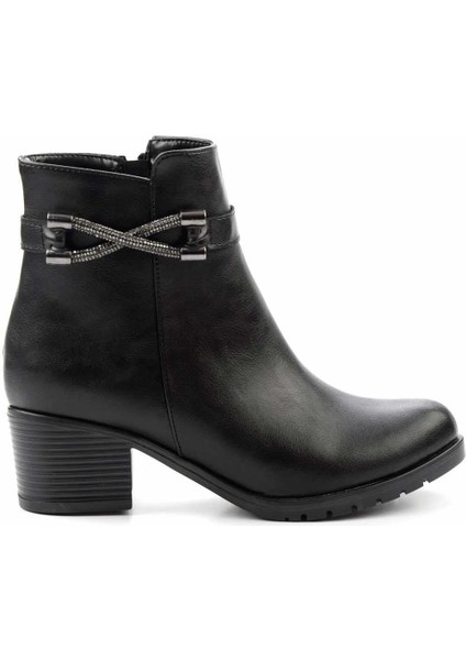 Siyah Kadın Bot & Bootie K02994061009