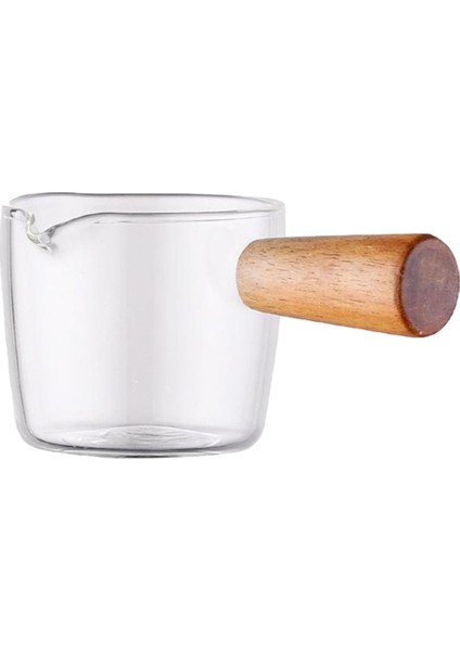 Mini Yüksek Borosilikat Cam Süt Pot Çorbası Salata Tenceresi Sos Tavan Kenarlığı 100ML (Yurt Dışından)