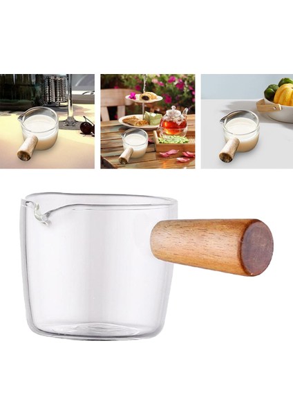 Mini Yüksek Borosilikat Cam Süt Pot Çorbası Salata Tenceresi Sos Tavan Kenarlığı 100ML (Yurt Dışından) modelleri