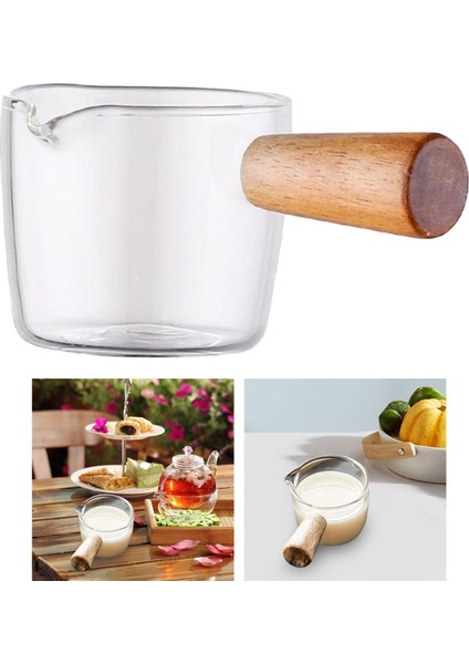 Mini Yüksek Borosilikat Cam Süt Pot Çorbası Salata Tenceresi Sos Tavan Kenarlığı 100ML (Yurt Dışından) indirimleri