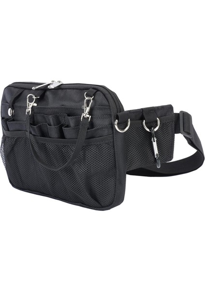 Fayda Hemşire Fanny Pack Hemşirelik Organizatör Kemeri Hemşire Önlük Kalça Çanta Poşeti Siyah (Yurt Dışından)