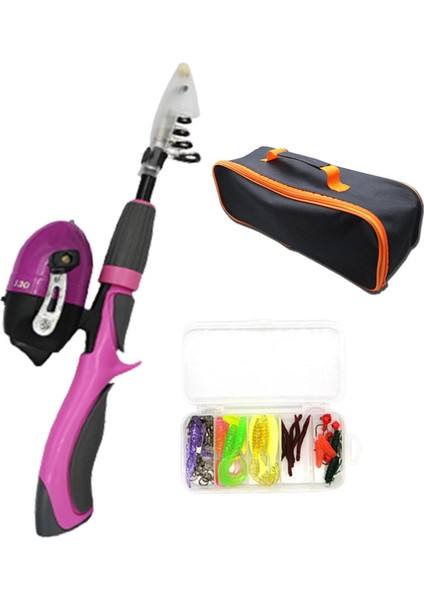 Çocuk Oltası Çocuklar Için Yemli Komple Set Çocuk Menekşe (Yurt Dışından)