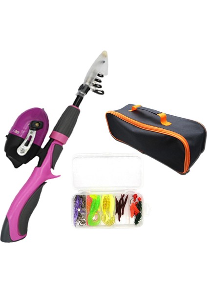 Çocuk Oltası Çocuklar Için Yemli Komple Set Çocuk Menekşe (Yurt Dışından)