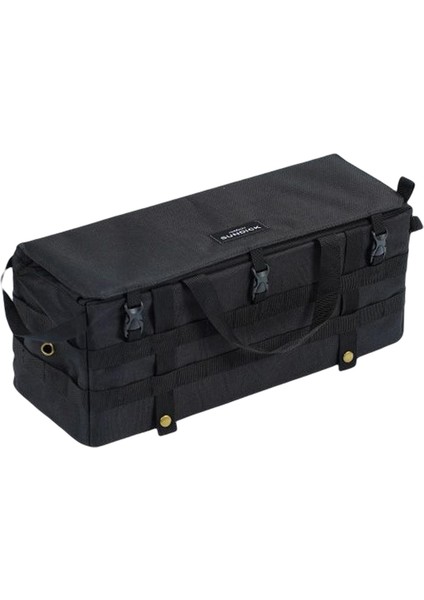 Kolçak Yan Organizatör Açık Mekan Çok Cepleri Kamp Masa Depolama Çantası Siyah (Yurt Dışından)