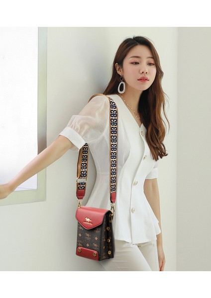 Retro Baskı Kare Omuz Çapraz Omuz Çanta (Yurt Dışından) fiyatları