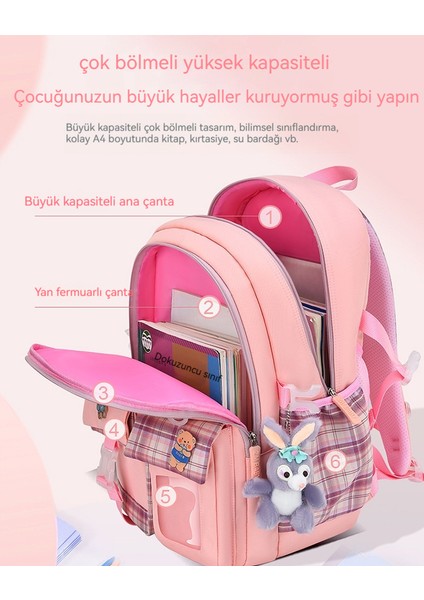 3-6. Sınıflar Için Sevimli, Hafif ve Yük Azaltıcı Çizgi Film Öğrenci Okul Çantası (Yurt Dışından) modelleri