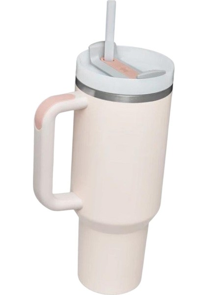 I 40OZ, I ve Pipetli Tumbler, Kadın Hediyeler Buzlu Çay Için Su Şişesi, Açık (Yurt Dışından)