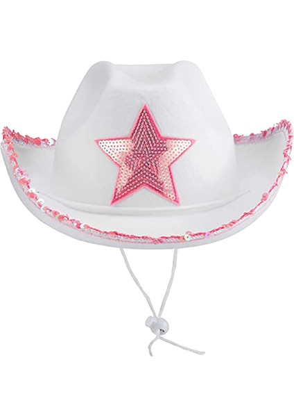 Kadınlar Giydirme Partileri Için Taçlı Geniş Kenarlı Şı ile I Cowgirl Şı (Yurt Dışından)