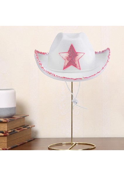 Kadınlar Giydirme Partileri Için Taçlı Geniş Kenarlı Şı ile I Cowgirl Şı (Yurt Dışından)