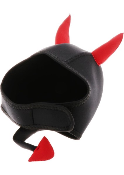 Neopren Scuba Wetsuit Hood Ş ve Zıpkınla Balıkçılık Için Iı Dalış Kırmızı (Yurt Dışından)
