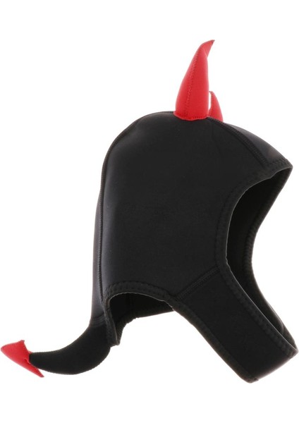 Neopren Scuba Wetsuit Hood Ş ve Zıpkınla Balıkçılık Için Iı Dalış Kırmızı (Yurt Dışından)