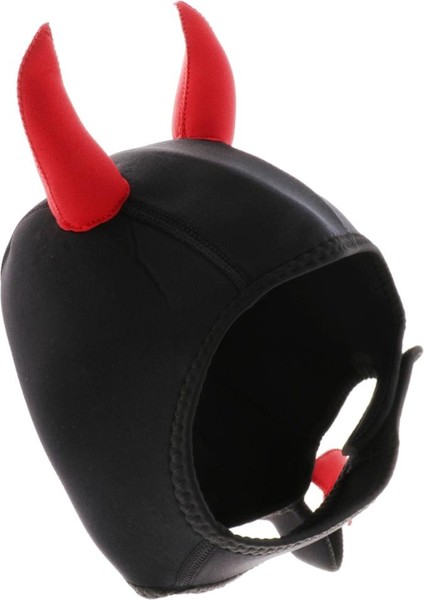 Neopren Scuba Wetsuit Hood Ş ve Zıpkınla Balıkçılık Için Iı Dalış Kırmızı (Yurt Dışından)