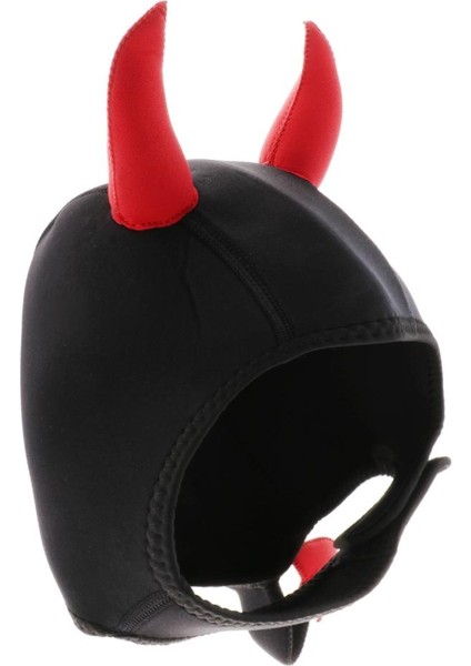 Neopren Scuba Wetsuit Hood Ş ve Zıpkınla Balıkçılık Için Iı Dalış Kırmızı (Yurt Dışından)