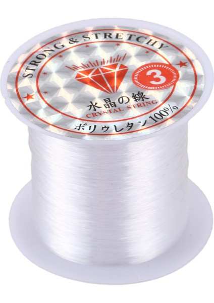 Takı Boncuk Ipliği 0.3mm Dia. Şeffaf Naylon Olta Makarası 17 Lbs (Yurt Dışından)