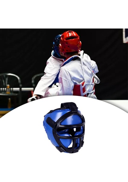 Başlığı Muay Thai Eğitimi Için Taşınabilir Müsabaka Başlığı Mma Karate Mavi L (Yurt Dışından)