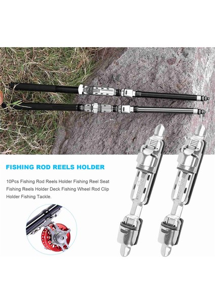 10 Adet Olta Makaraları Tutucu Balıkçılık Reel Koltuk Balıkçılık Makaraları Tutucu Güverte Olta Çubuk Klip Tutucu Olta Takımı (Yurt Dışından) modelleri