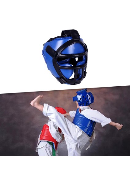 Başlığı Muay Thai Eğitimi Için Taşınabilir Müsabaka Başlığı Mma Karate Mavi L (Yurt Dışından) fırsatları