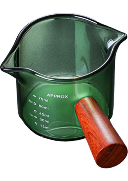 Çift Ağıı Mini Ölçü Kabı Ahşap I Espresso Aksesuarları, 5.5X6CM (Yurt Dışından)