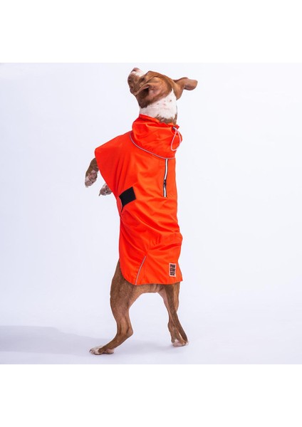 Colombia Turuncu Su Geçirmez Orta-Büyük Irk Köpek Pratik Yağmurluk indirimleri