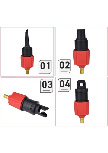 Pompa Adaptörü Bot Adaptörü Kayak Pompalama Aksesuarları Kırmızı (Yurt Dışından)
