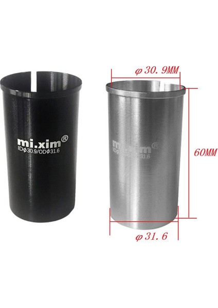 Alaşım Koltuğu Sonrası Shim Adaptörü 30.9mm ~ 31.6mm Koltuk Direği Boyutu Azaltma (Yurt Dışından)