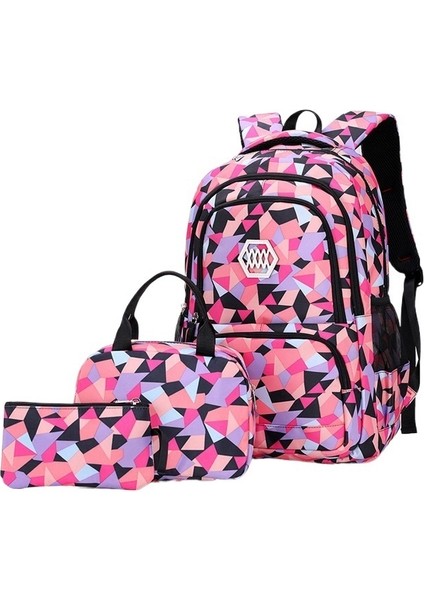 Üç Parçalı Çocuk Moda Okul Çantası Seti (Yurt Dışından)