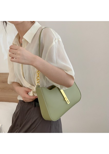 Yüksek Kaliteli Doku Taşınabilir Koltuk Altı Çanta Vahşi Moda Omuz Çantası (Yurt Dışından)