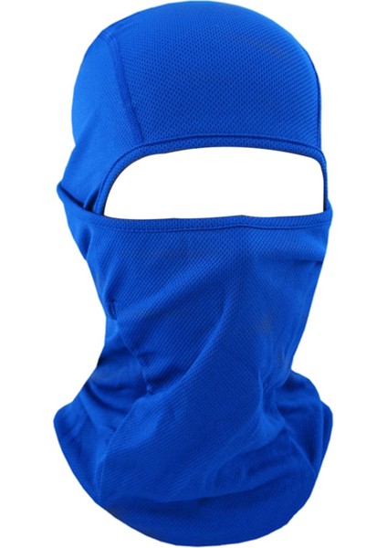 Kayak Sporları Için Alabilir Tam Balaclava Rüzgar Geçirmez Ş Mavi (Yurt Dışından)
