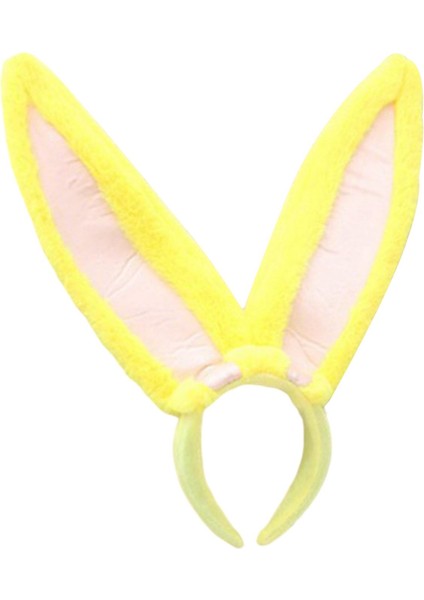 Ş Tavşan Bandı Tüylü Partisi Için Sarı (Yurt Dışından)