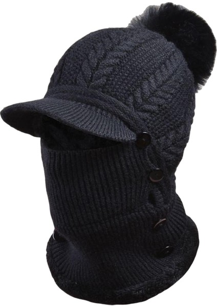 Örgü Balaclava Eşarp Üğü Kış Kayak Şapkası (Yurt Dışından) modelleri