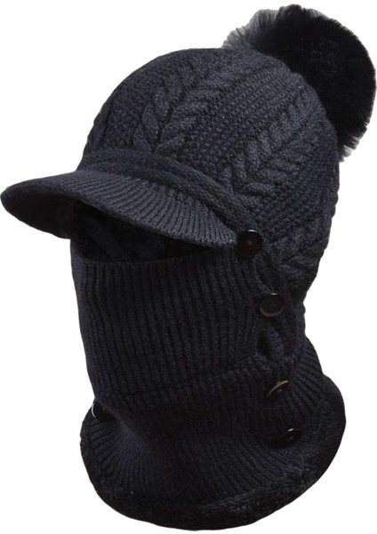 Örgü Balaclava Eşarp Üğü Kış Kayak Şapkası (Yurt Dışından) fırsatları