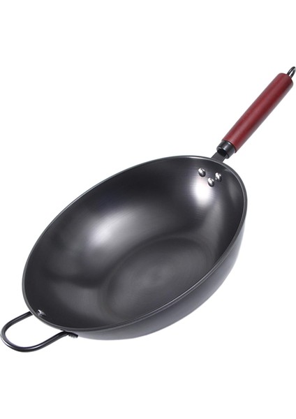 Ev Yapışmaz Wok Tencere ve Tavalar Tüm Sobalar Için Kaplamasız Tava 36CM (Yurt Dışından)