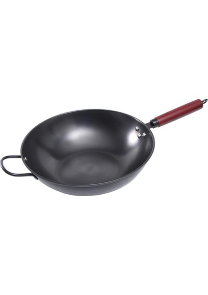 Ev Yapışmaz Wok Tencere ve Tavalar Tüm Sobalar Için Kaplamasız Tava 36CM (Yurt Dışından)