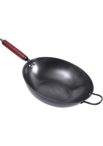 Ev Yapışmaz Wok Tencere ve Tavalar Tüm Sobalar Için Kaplamasız Tava 36CM (Yurt Dışından)