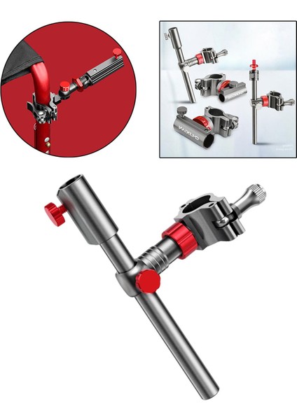 Anti-Rasta Balıkçı Çubuk Alüminyum Alaşım Evrensel 360 Yapılabilir Snap Raf (Yurt Dışından) fırsatları