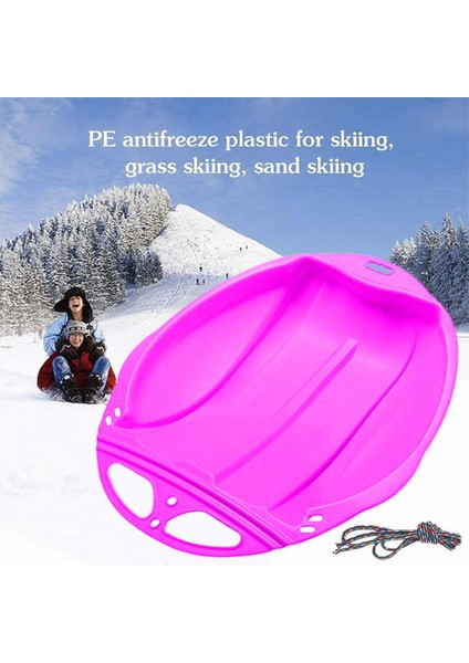 Kar Kızağı Çocuk Kızağı Sledge Luge Kış Oyuncak Snowboard Sleigh Çocuk Pembe (Yurt Dışından) fiyatları