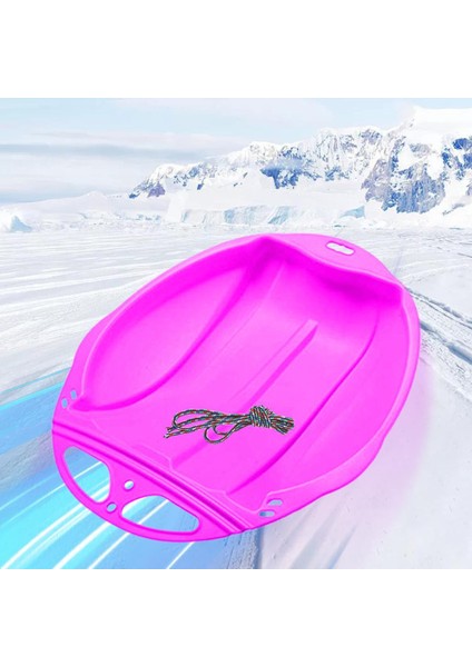 Kar Kızağı Çocuk Kızağı Sledge Luge Kış Oyuncak Snowboard Sleigh Çocuk Pembe (Yurt Dışından) modelleri