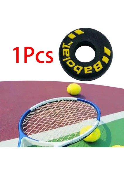Taşınabilir Tenis Raket Titreşim Sönümleyici Hediye Tenis Oyuncu Siyah (Yurt Dışından)
