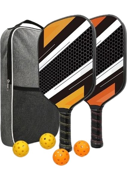 2 Premium Pickleball Paddle Raket Seti, 4 Pickleball Topu ve Siyah Çanta ile (Yurt Dışından) indirimleri