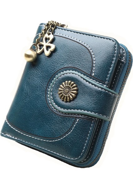 Roma Kısa Fermuarlı Üç Kat Bozuk Para Cüzdanı (Yurt Dışından)