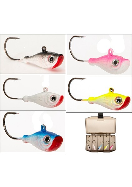 Balıkçılık Lures Jig Kafaları Top Kafa Balıkçılık Kancaları Yuvarlak Balıkçılık Lures Top Kafa Jigs Tatlı Su Veya Tuzlu Su Için (Yurt Dışından)