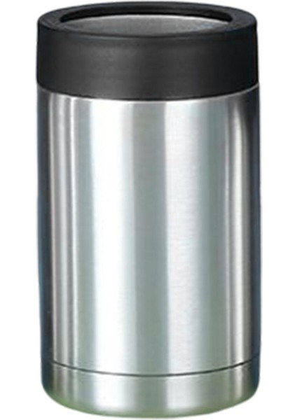 Paslanmaz Çelik Yalıtımlı Soğutucu Kapaklı Içecek Kılıfı Çift Duvar Ince 420ML (Yurt Dışından)